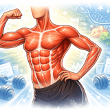 tecknad muskler xray kvinna